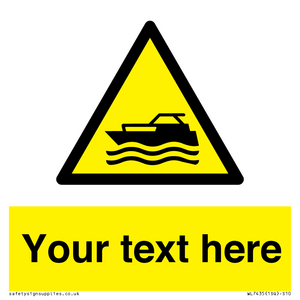 Custom Warning motorised watercraft